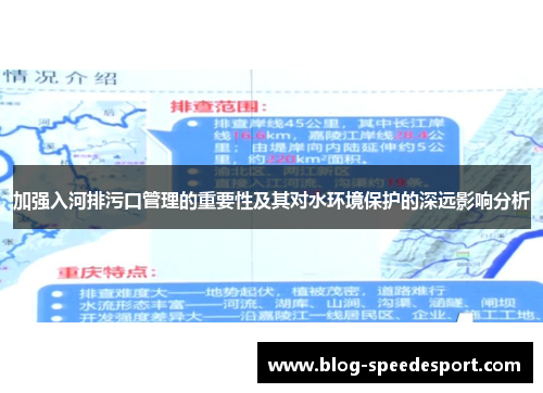 加强入河排污口管理的重要性及其对水环境保护的深远影响分析
