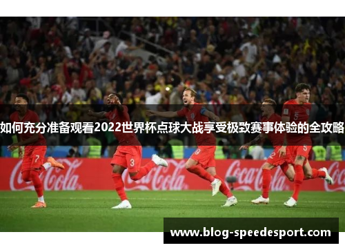 如何充分准备观看2022世界杯点球大战享受极致赛事体验的全攻略
